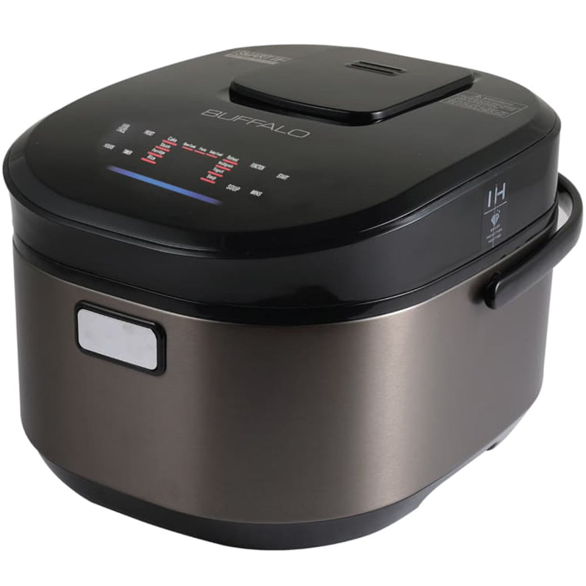 Buffalo White IH SMART COOKER, Rice Cooker and Warmer, 1 L, 5 cups of rice, Non-Coating inner pot, Efficient, Multiple function, Induction Heating...