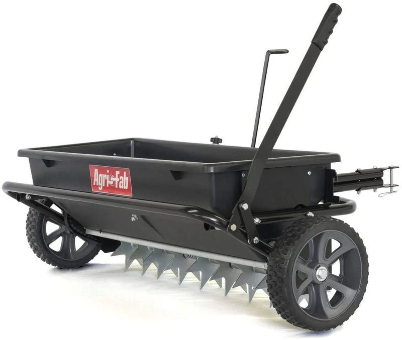 Tow-Behind Lawn & Garden Spiker/Seeder/Drop Spreader for Seed,Fertilizer, Salt, Ice Melt; Designed to Pull Behind Lawn & Garden Tractors N2610
