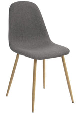 39F Charlton Fabric Dining Chair, Grey