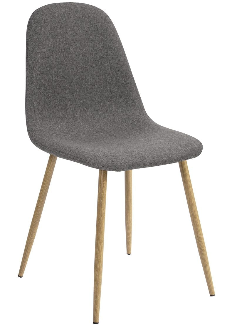 39F Charlton Fabric Dining Chair, Grey