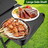 Outdoor Grill Table Cart 57"x24"x35", Outdoor Kitchen Island with Storage & Large Tabletop for Griddle, Pizza Oven, Ninja Woodfire Grill, BBQ Station, Dining Cart, Rolling BBQ Table