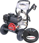 Cleaning CM61083 Clean Machine 3400 PSI Gas Pressure Washer, 2.5 GPM, CRX Engine, Includes Spray Gun and Wand, 4 QC Nozzle Tips, 5/16-in. x 25-ft. MorFlex Hose.