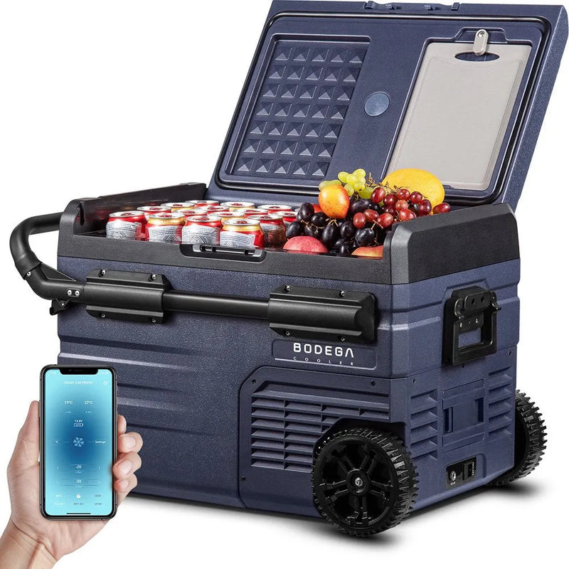 12 Volt 37 Qt. Portable Car Refrigerator, Car Freezer for Outdoor, Camping, Travel, RV,APP Control E7778