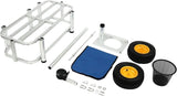 Fishing Cart, Pneumatic Tires, Beach Trailer with Large Cargo Basket, 176lbs Load Capacity, 35.4 * 15.7 * 9.8in Beach Cart Wagon，for Picnic