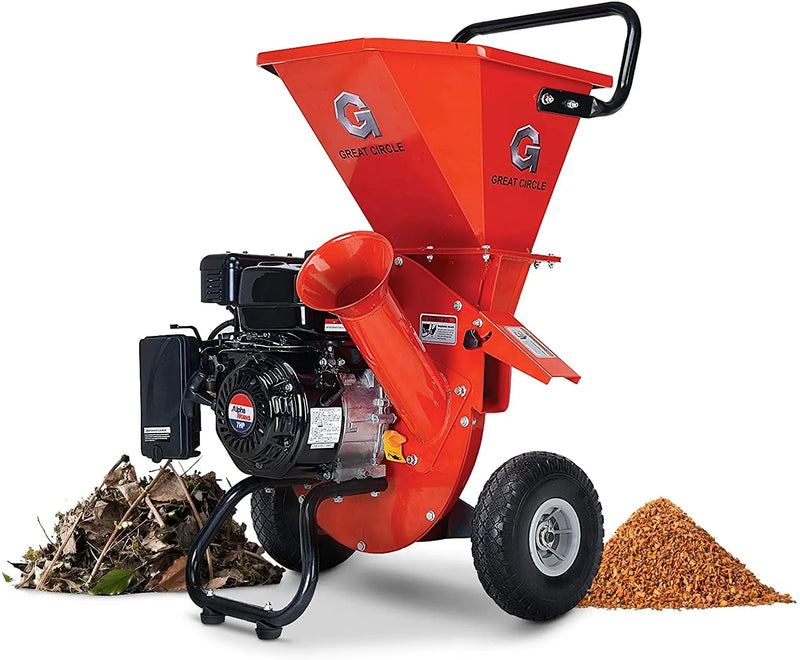Wood Chipper Shredder Mulcher Heavy Duty Gas Powered V515