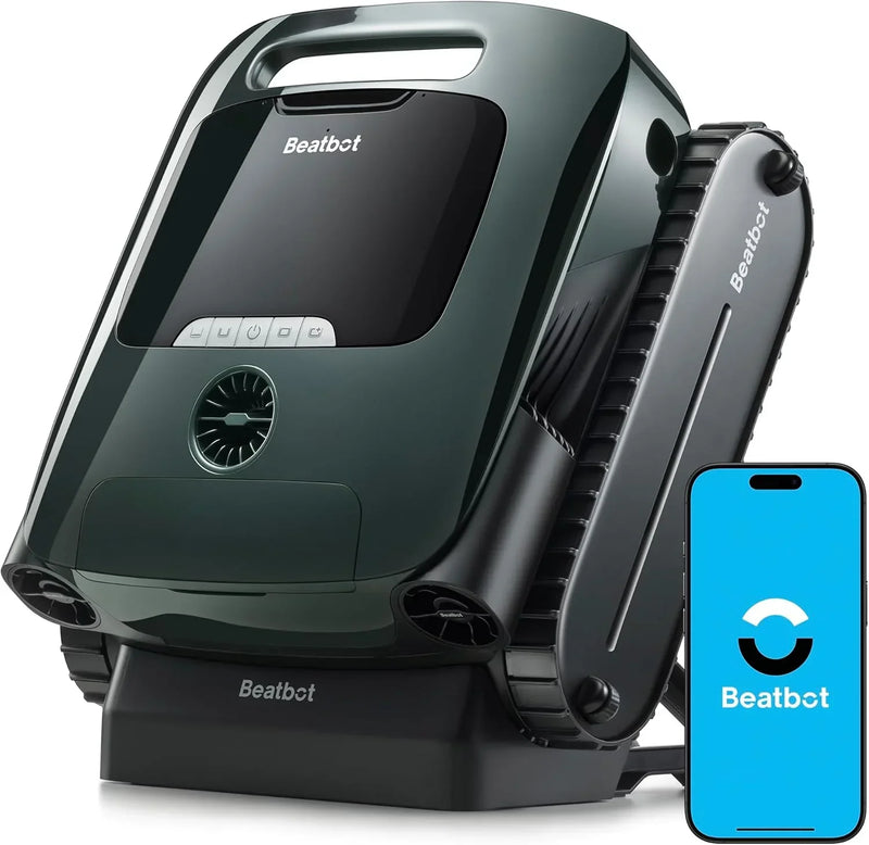 Beatbot AquaSense 2 Pro Cordless Pool Vacuum Robot, Unmatched 5-in-1 Cleaning, Surface Parking, Skims Water Surface with APP Control, Water Clarification, for Pools up to 3,875 Sq.ft 锟斤拷 Emerald Green I9184