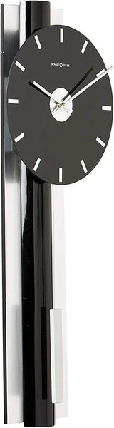 Wall-mounted clock, quartz movement, battery-powered, pointer-style analog display, rectangular pendulum, decorative sturdy frame, nickel-plated surface, wall-mounted installation, perfect home decoration alarm clock