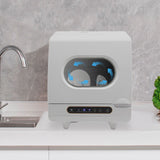 1200W mini Portable Countertop Dishwasher 360 Rotating Deep Cleaning Dishwasher