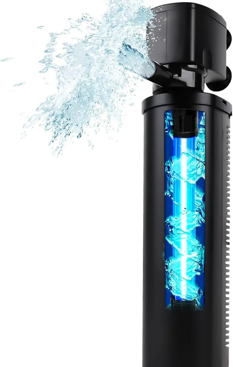 600GPH Cold Plunge Filter Small Pool Filter for Up to 1000 Gal Ice Bath Hot Tub Cloudy Water Cleaner with Green Clean Machine fof Cold Pod M8100