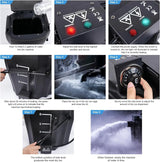 Dry Ice Fog Machine, 3500W Low Lying Fog Machine, Dry Ice Machine with Tube Nozzle High Density Fog Smoke for Wedding Party Events Stage Concert Club Performance DJ (Black)