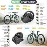 750W to 1000W Center Drive Kit 48V/52V BBS02B CAN Electric Bicycle Conversion Kit Suitable for electric bicycles with 68-73 mm mountain bikes or road bikes. Includes electric bicycle display screen and battery (optional)