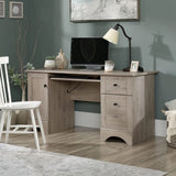 Multifunctional office computer desk, length: 59.45 inches x width: 23.47 inches x height: 29.02 inches, finished with polished maple wood material