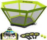 Baseball hitting games, as demonstrated in "Smart Winner" - on the beach, in the backyard, on the lawn, for outdoor activities, suitable for adults and families to participate in - simple assembly