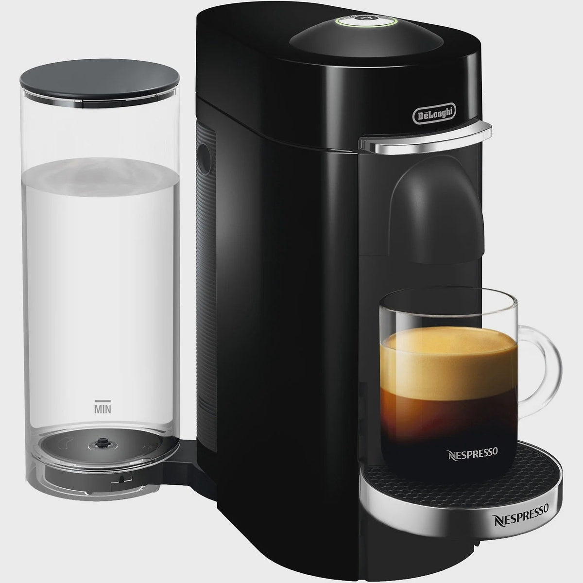 New Vertuo Plus Deluxe Coffee and Espresso Machine by, Black, Single-Serve Brewers