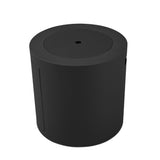 Aegean Steel Propane Fire Pit Hidden Tank in Black, 24-in
