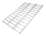 Aluminum Tri-Panel Loading Ramp with Adjustable Straps, 77 x 50-in, 1500-lb