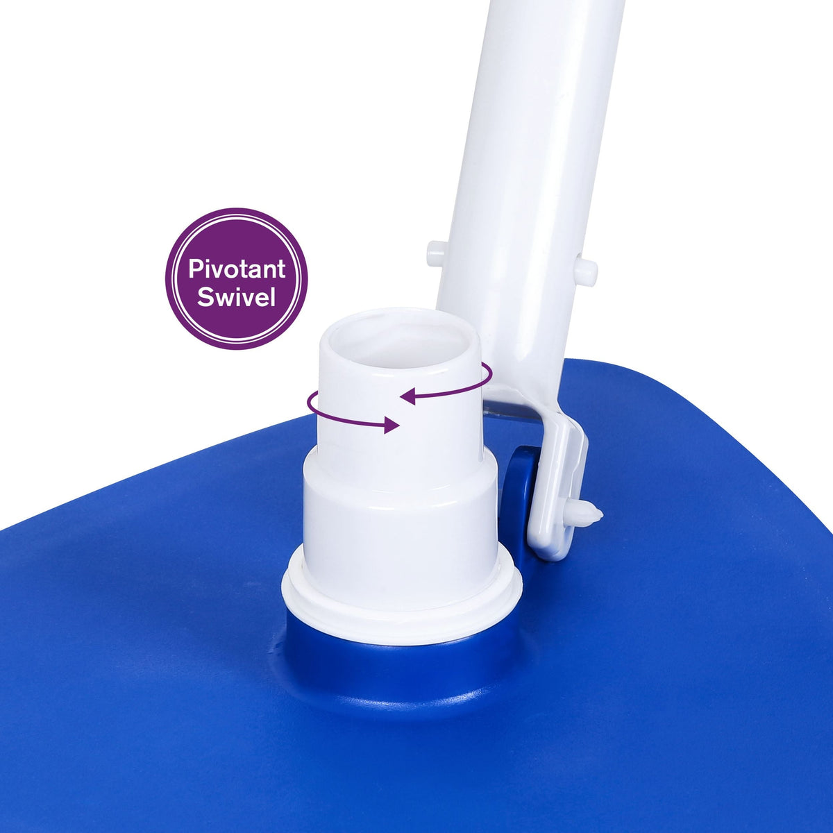 Aquarius Triangular Pool Vacuum Head with Swivel Adapter