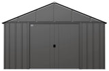 Arrow Classic 12x14-ft Charcoal Corrosion-Resistant Metal Shed