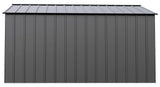 Arrow Classic 14x12-ft Charcoal Lockable Metal Shed
