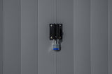 Arrow Classic 14x12-ft Charcoal Lockable Metal Shed