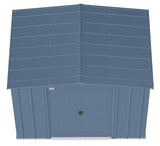 Arrow Classic Galvanized Steel Storage Shed, Blue Grey, 8-ft x 6-ft