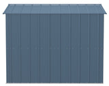 Arrow Classic Galvanized Steel Storage Shed, Blue Grey, 8-ft x 8-ft