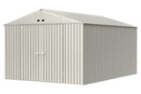 Arrow Elite 10x14-ft Cool Grey Corrosion-Resistant Steel Shed