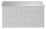 Arrow Select Galvanized Steel Storage Shed, Flute Grey, 10-ft x 12-ft