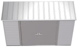 Arrow Select Galvanized Steel Storage Shed, Flute Grey, 10-ft x 4-ft