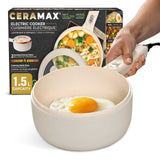Ceramax Electric Cooker, Non-stick, 1.5-L Capacity Cooker