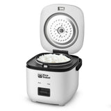 Ceramic Nonstick Rice Cooker, White, 1-qt
