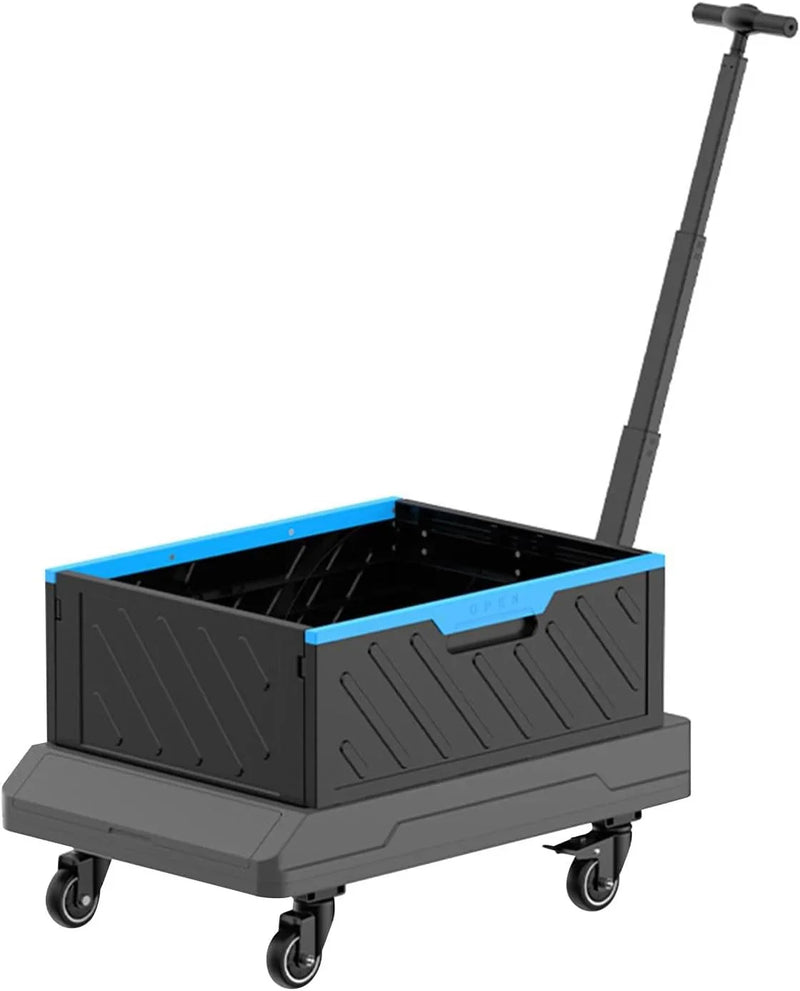 Foldable trolley: A wheeled foldable trolley, suitable for outdoor camping activities L5550