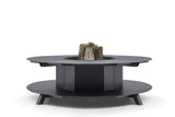 Simcoe Fire Pit, 47", Black
