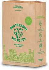 Small Organic Compostable and Biodegradable Food Waste Bags, 10-pk, 5.5-L