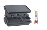 11 piece Carbon Steel Nesting Set + 6 Tools