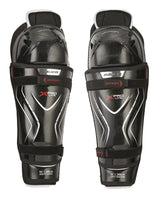 Vapor X Pro Lite Junior Hockey Shin Guards with Tapered Fit, Hyperlite HD Foam, Black