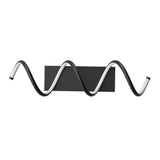 Dante 16W/3000K Matte Black Integrated LED Wall Lamp Vanity Light