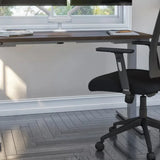 Bestar Upstand 61 cm x 122 cm (24 in. x 48 in.) Height Adjustable Desk with Dual Monitor Arm