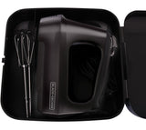 6-Speeds Hand Mixer with Storage Case Black