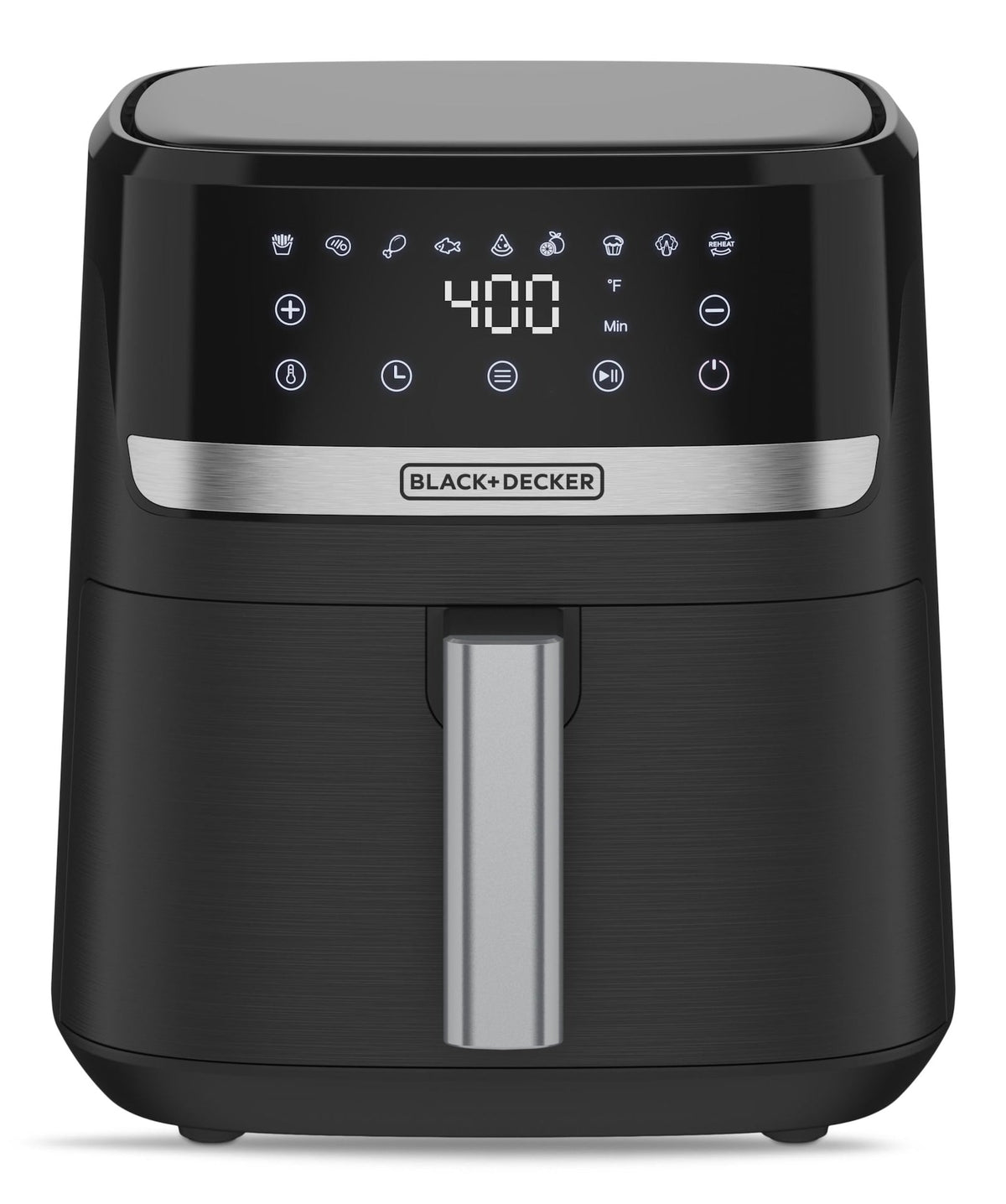 8-in-1 Digital Air Fryer with Non-Stick Cooking Basket, 6-qt