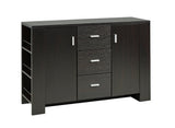 Ashton Freestanding Dining Buffet/Server with Storage, Dark Cherry