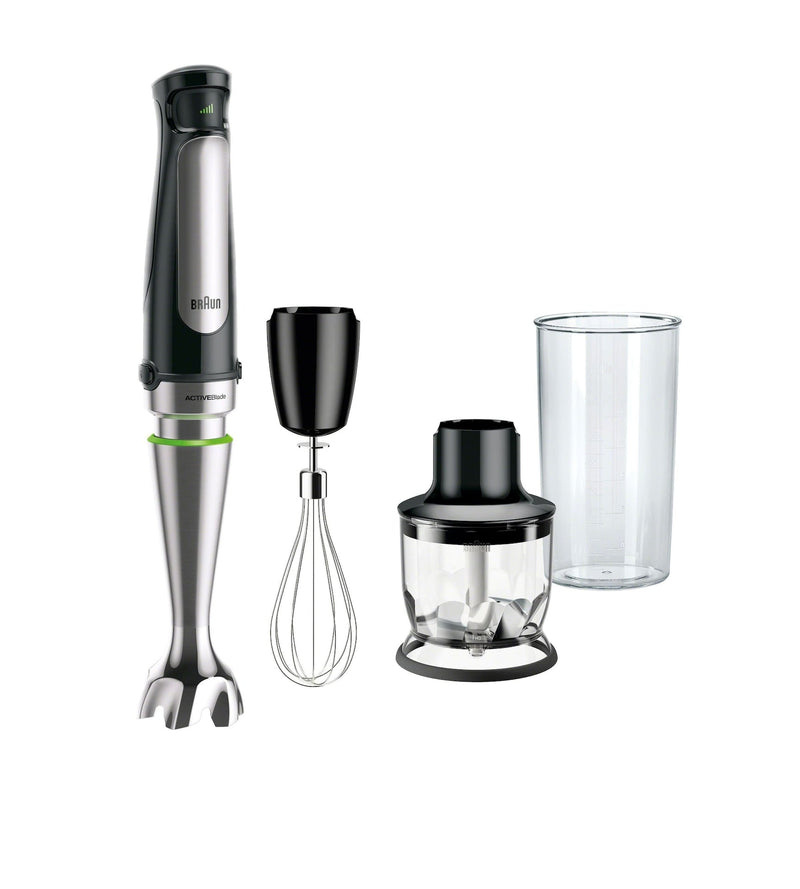 Hand Blender & 1.5-Cup Food Processor with Whisk and Beaker A9190
