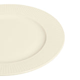 CANVAS Highbury Ribbed New Bone Dinnerware Set, Serves 4, 12-pc, White
