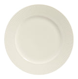 CANVAS Highbury Ribbed New Bone Dinnerware Set, Serves 4, 12-pc, White