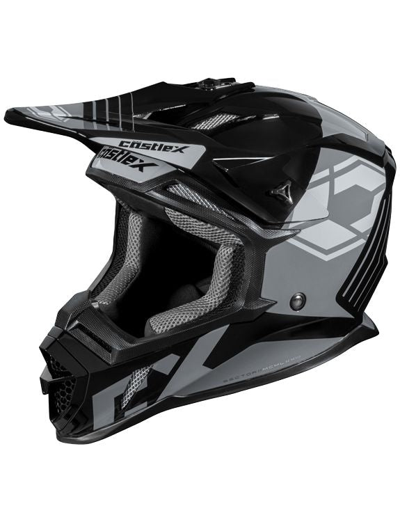 X CX200 Sector MX Helmet, Grey H9857