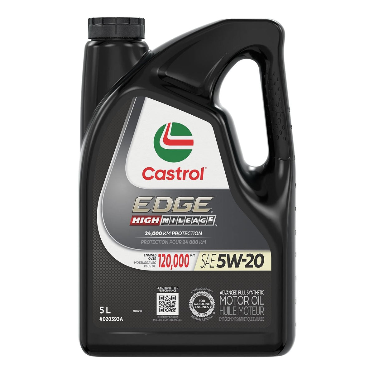 EDGE High Mileage 5W20 Synthetic Engine/Motor Oil, 5-L