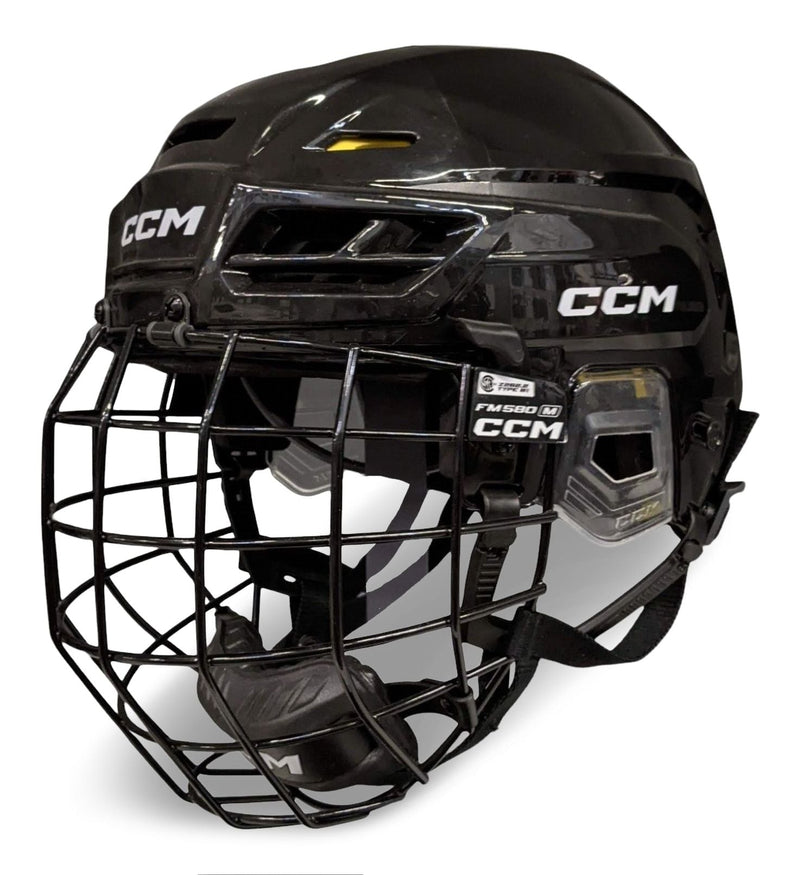 Tacks 120 Hockey Helmet & Cage Combo, Junior/Senior, Black, Various Sizes V8620