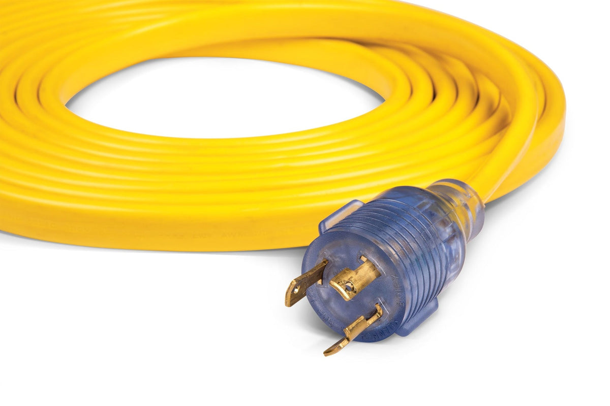 Champion 20A, 125V L5-30R Flat Design Generator Extension Cord, 25-ft