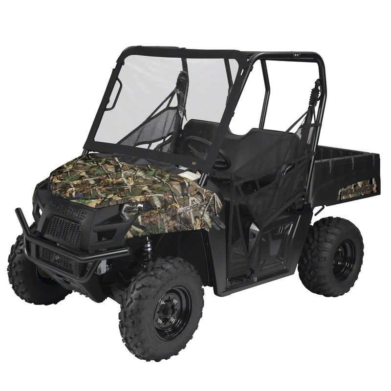 UTV Front Windshield, Ranger Full, Black X8888