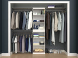 Modular Stackable Closet Storage Shelf Unit, White